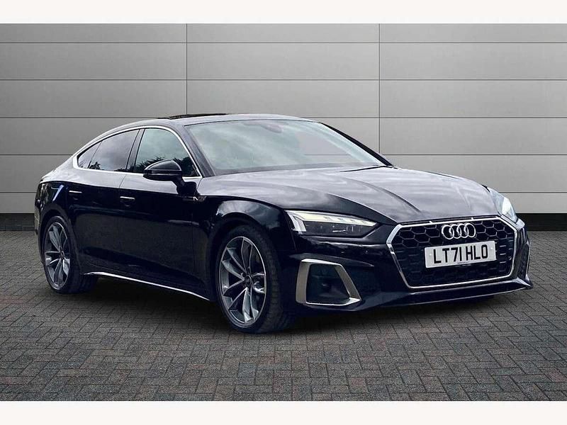Black Used 2021 Audi A5 Sportback S-Line Hatchback | £26,895 (A bit pricey) - Image 1/4