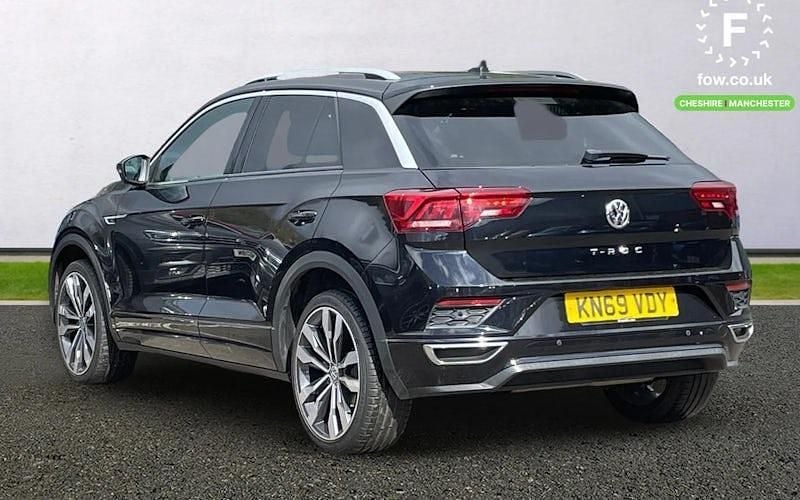 Usado VW T-Roc R-line 150 HP (110 kW) 2019 Preto SUV