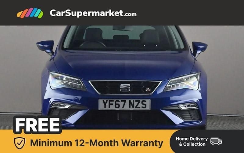 Used Seat Leon FR 125 HP (91 kW) 2017 Blue Hatchback