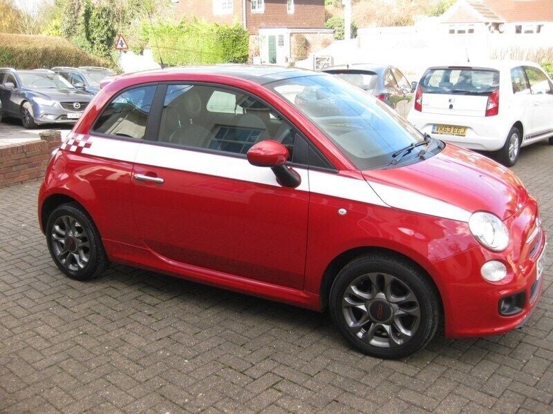 Used Fiat 500 S 69 HP (50 kW) 2014 Red Hatchback