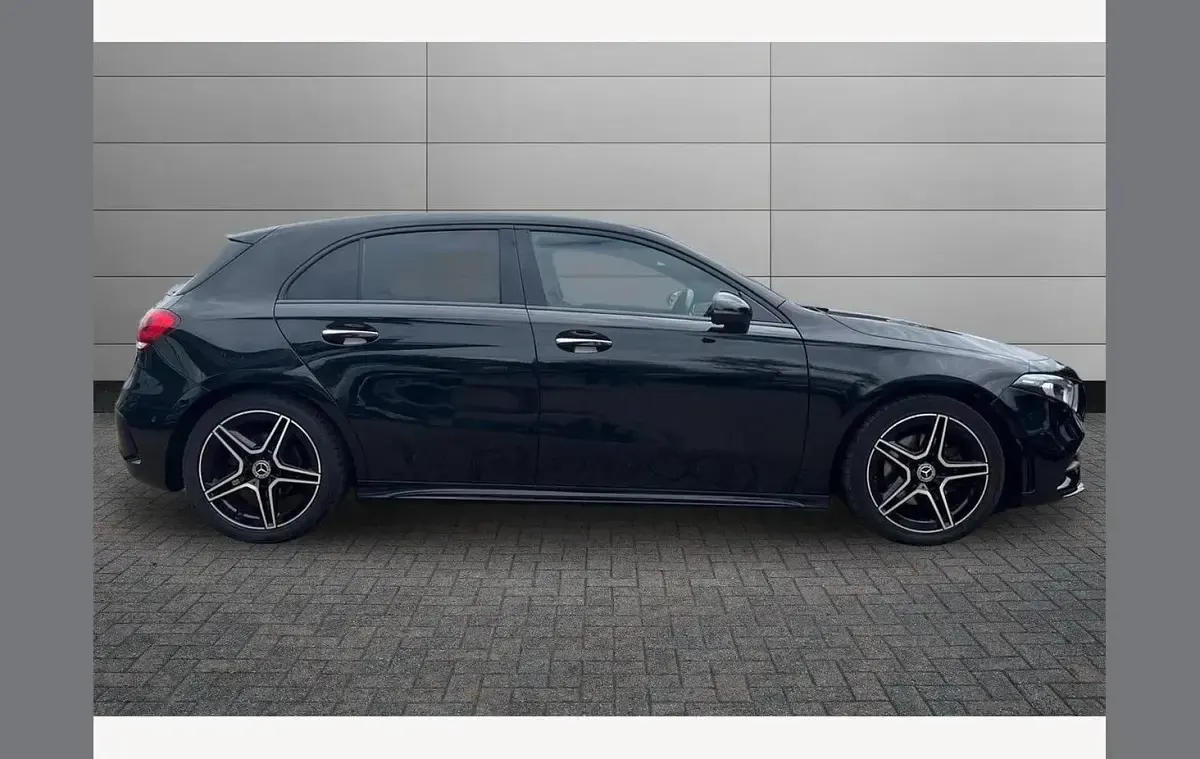 Used Mercedes A180 AMG Line Premium 136 HP (100 kW) 2023 Black Hatchback