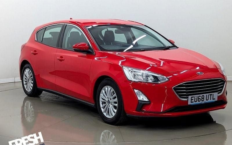 Red Used 2019 Ford Focus Titanium Hatchback | £8,990 (Fair price) - Image 1/4