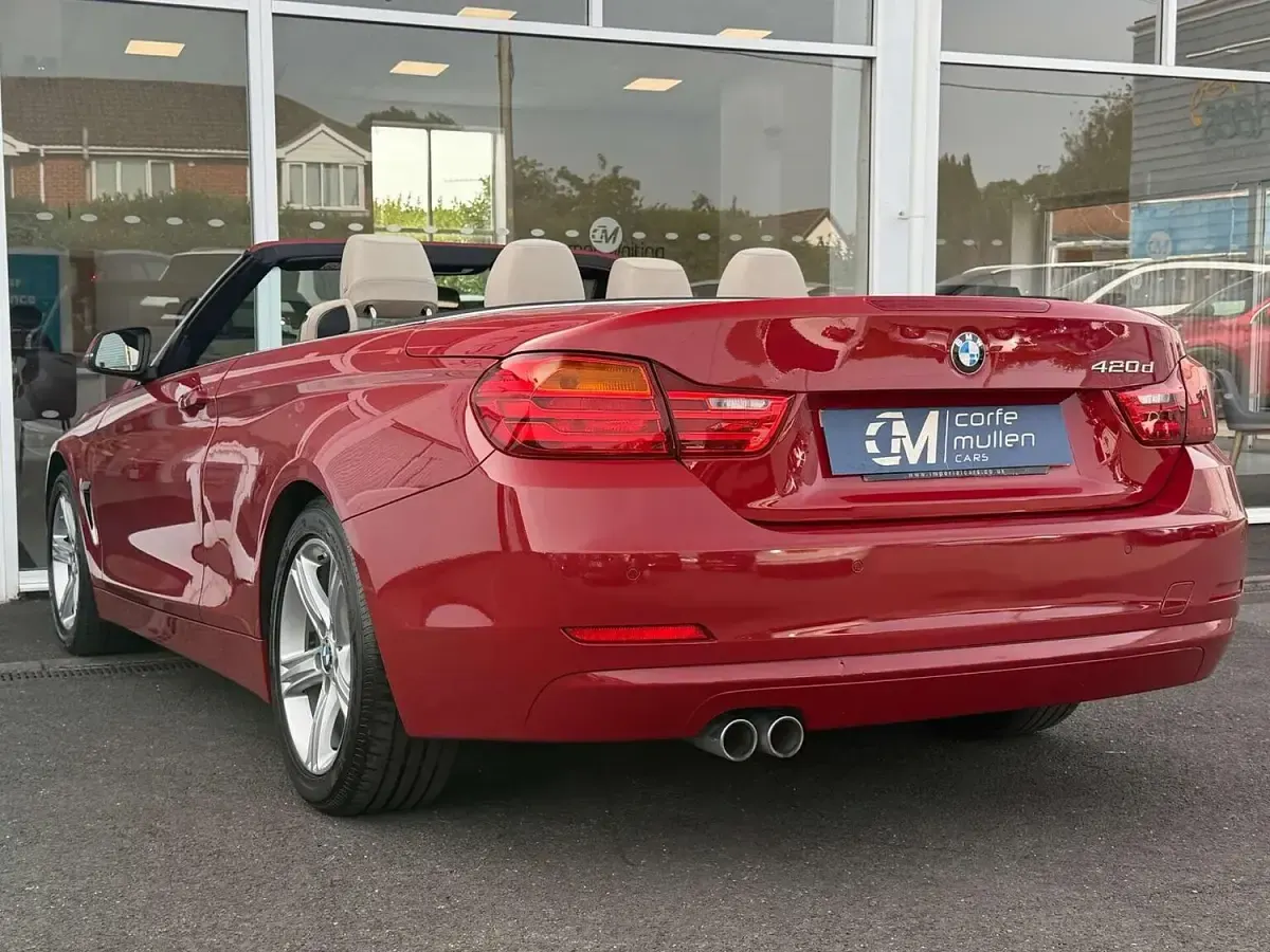 Used BMW 420 Performance 190 HP (139 kW) 2017 Red Cabriolet