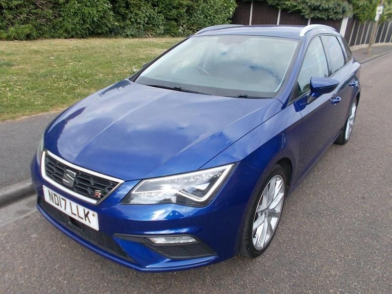 Blue Used 2017 Seat Leon ST FR Estate | £4,290 (Good price) - Image 1/4