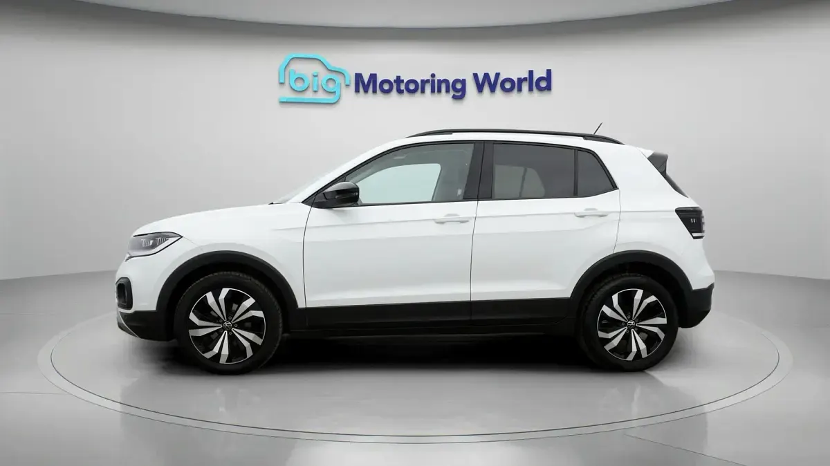 Used VW T-Cross Black Edition 110 HP (80 kW) 2022 White SUV