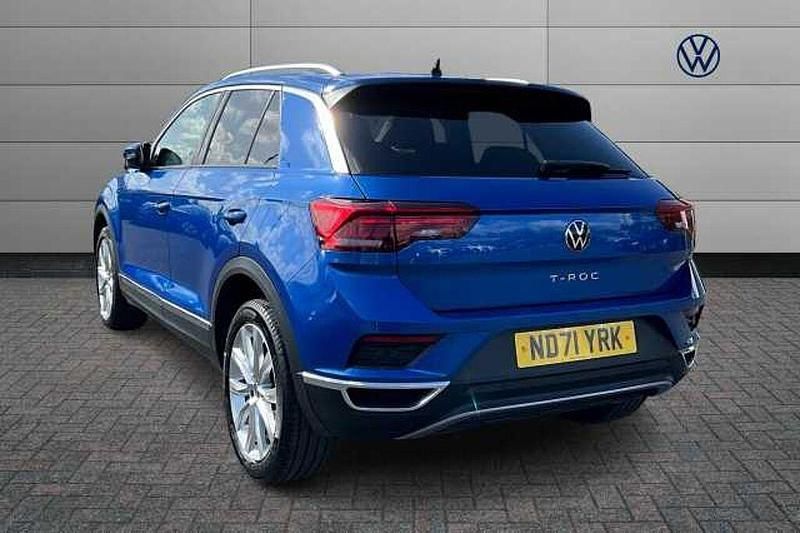 Begagnad VW T-Roc SEL 150 HK (110 kW) 2021 Blå SUV