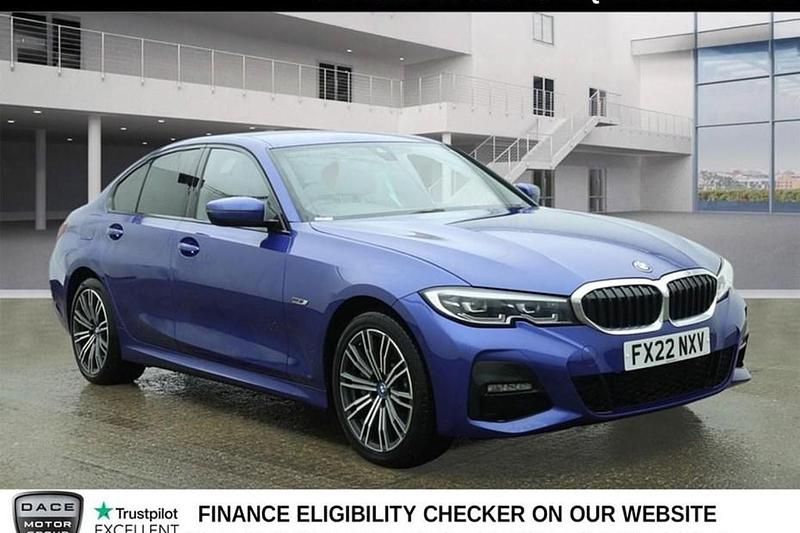 Used BMW 330e M Sport 288 HP (211 kW) 2022 Blue Sedan