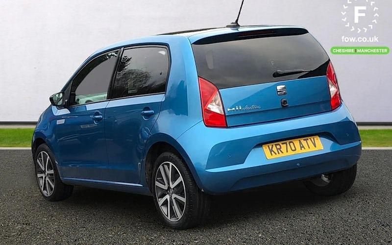 Used Seat Mii Electric 61 kW (83 HP) 2020 Blue Hatchback