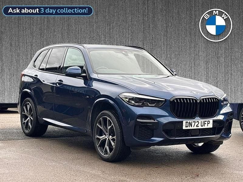 Blue Used 2022 BMW X5 M Sport SUV | £41,789 (Super price) - Image 1/4