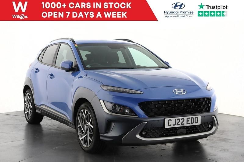 Used Hyundai Kona Premium 2022 Blue SUV