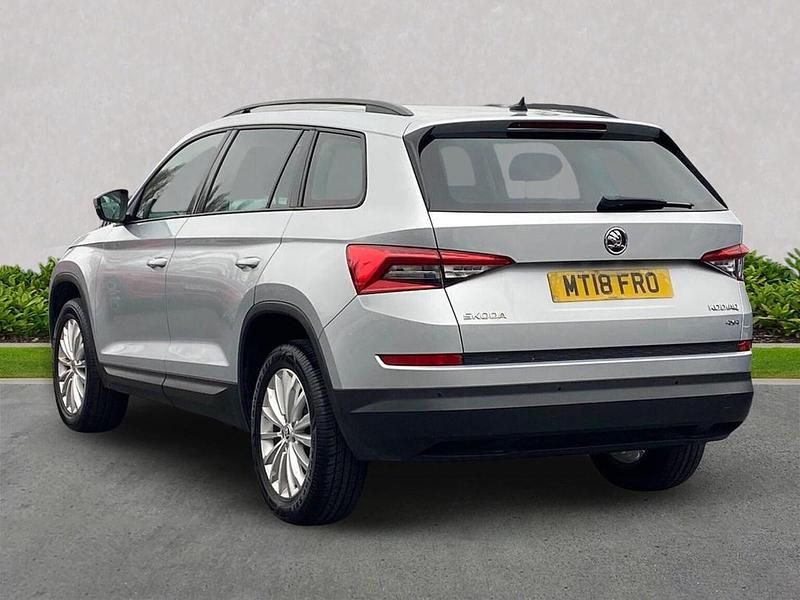 Used Skoda Kodiaq SE 150 HP (110 kW) 2018 Brilliant silver metallic SUV