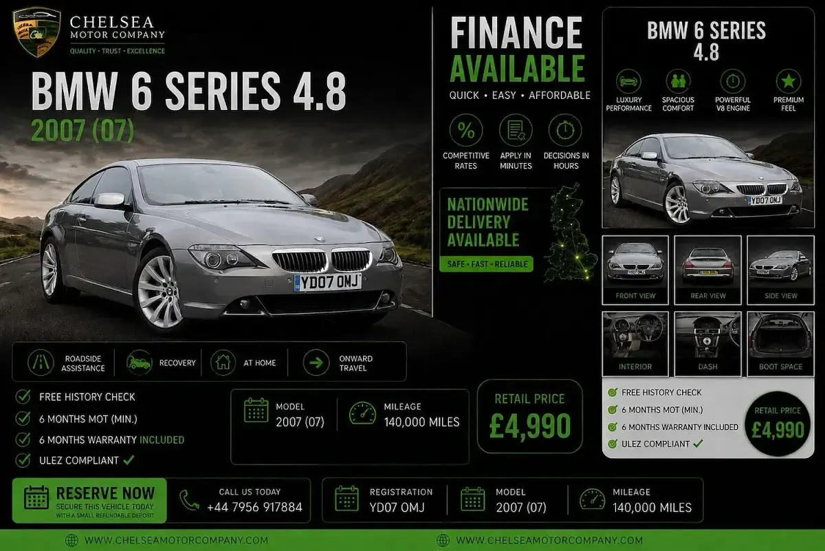 Used BMW 650 Sport Line 2007 Grey Coupe