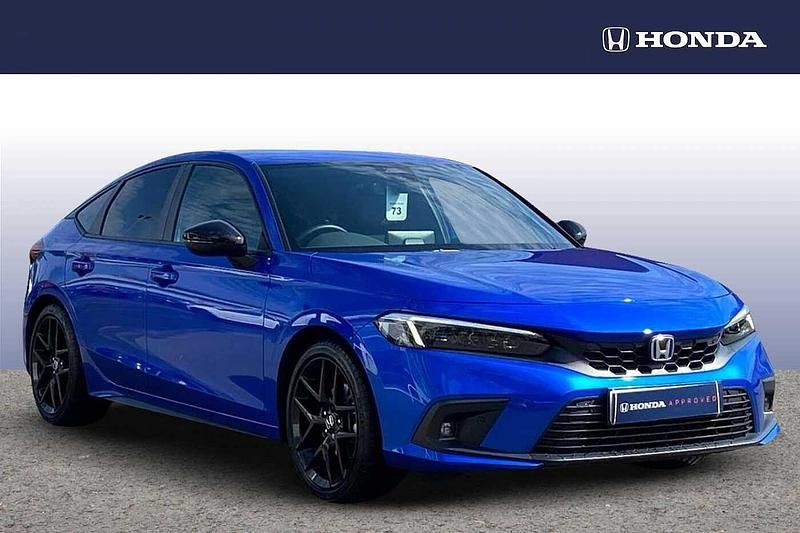 Premium crystal blue Used 2023 Honda Civic Sport | £27,514 (Good price) - Image 1/4