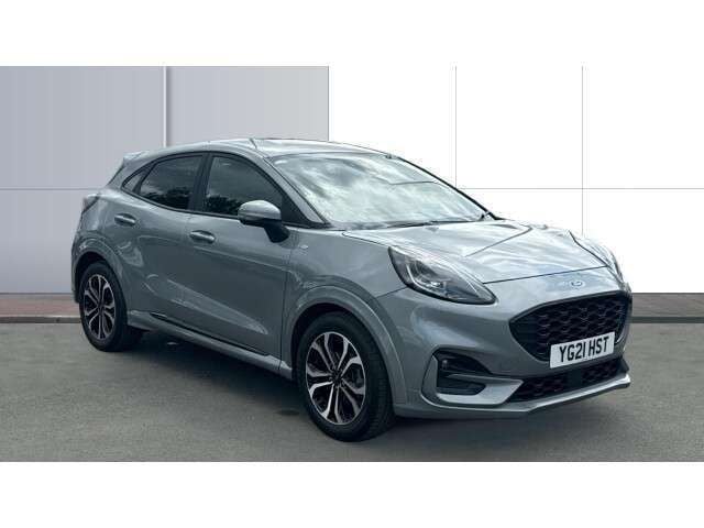 Silver Used 2021 Ford Puma ST-Line SUV | £14,446 (Fair price) - Image 1/4