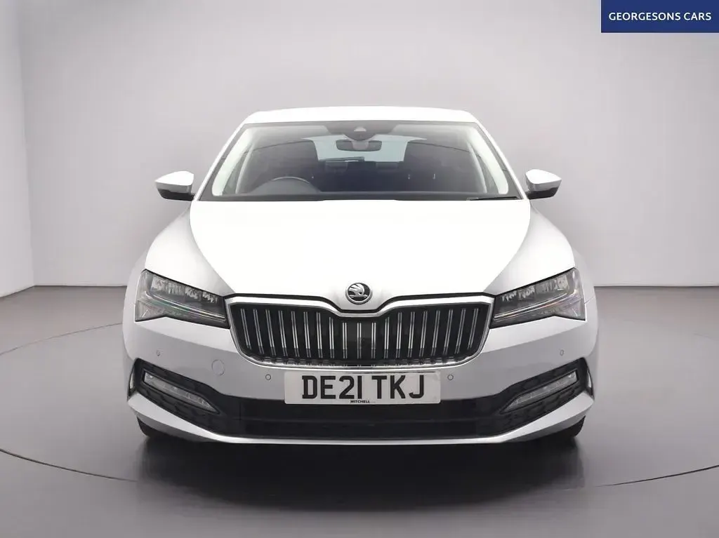 Used Skoda Superb SE Technology 150 HP (110 kW) 2021 Silver Hatchback