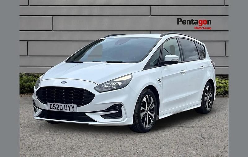 Begagnad Ford S-MAX ST-Line 187 HK (137 kW) 2020 Vit Minibuss