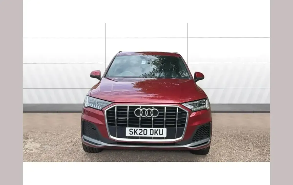 Used Audi Q7 S-Line 228 HP (167 kW) 2020 Red SUV