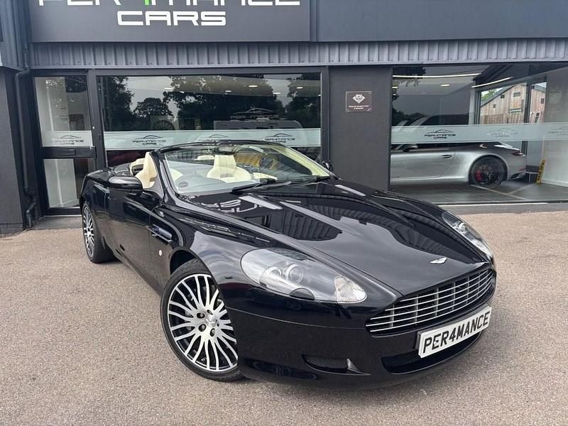 Black Used 2008 Aston Martin DB9 Cabriolet | £41,990 (Expensive) - Image 1/4