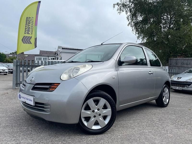Silver Used 2004 Nissan Micra SE Hatchback | £2,290 (Expensive) - Image 1/4