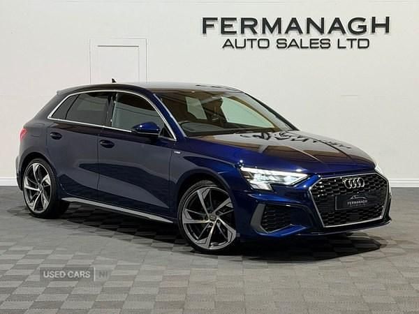 Used Audi A3 S-Line 2024 Blue Hatchback