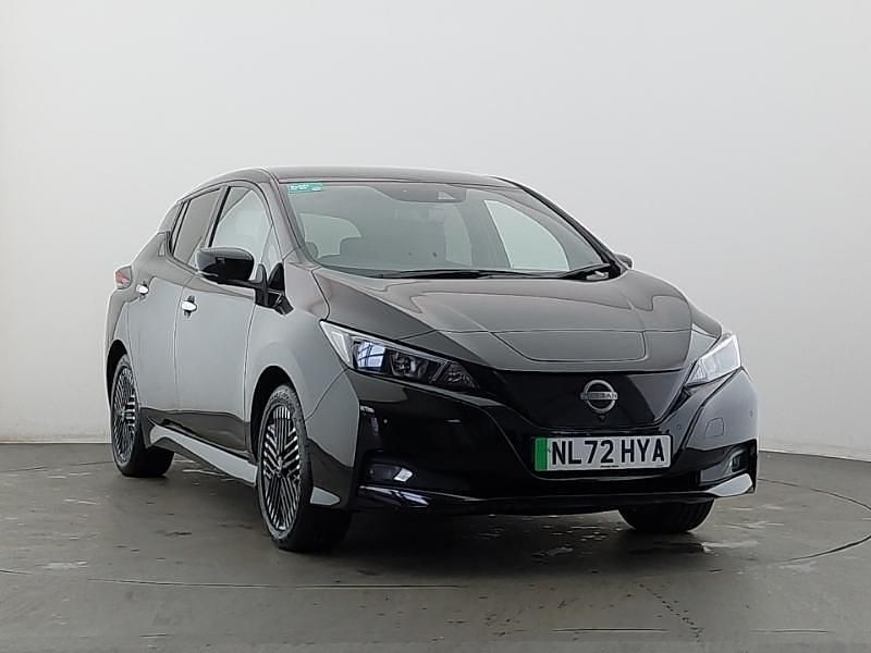 Black Used 2022 Nissan Leaf N-Connecta Hatchback | £10,498 (Fair price) - Image 1/4