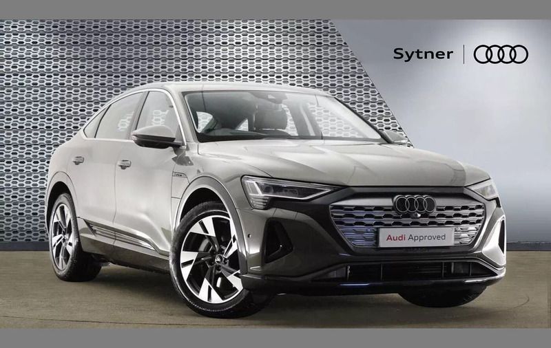 Grey Used 2023 Audi Q8 e-tron Sport SUV | £38,000 - Image 1/4