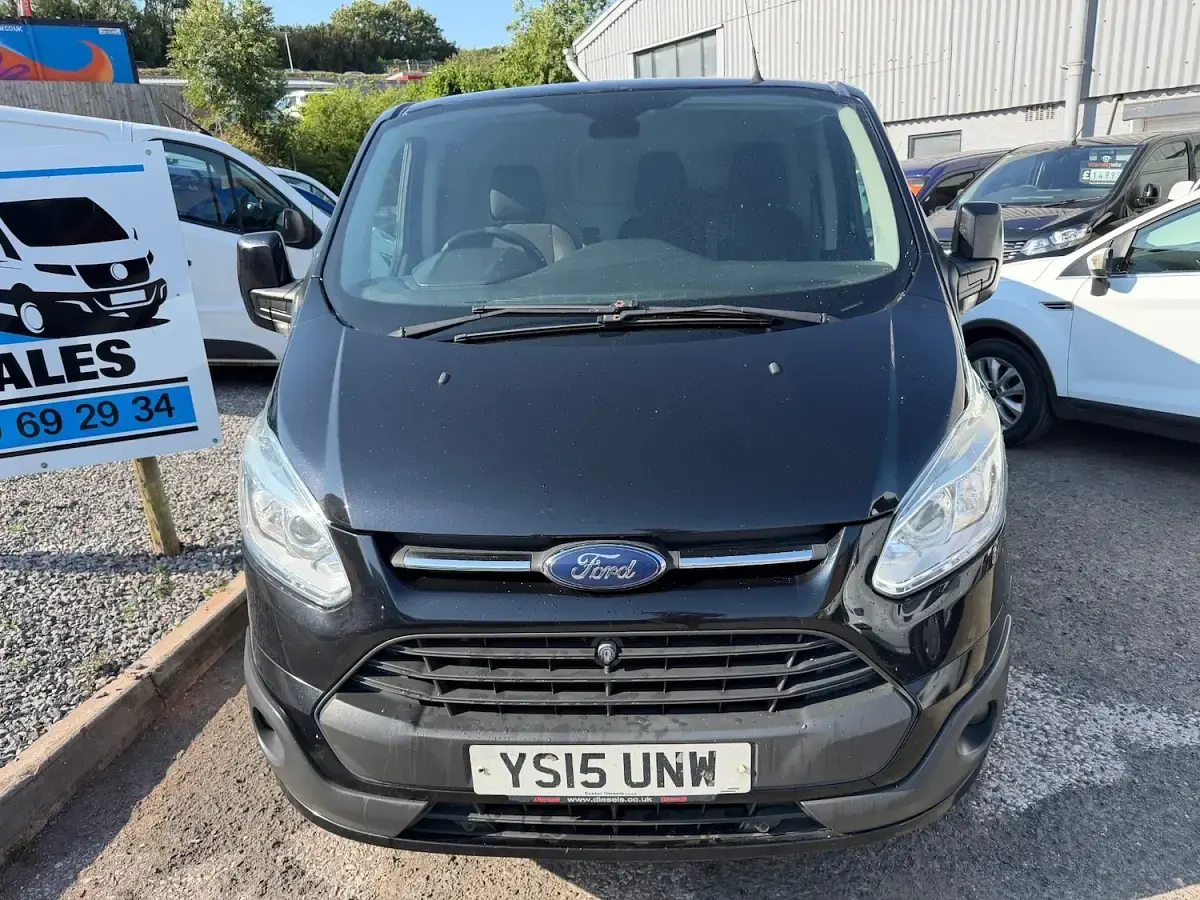Used Ford Transit Custom Limited 125 HP (91 kW) 2015 Black Van