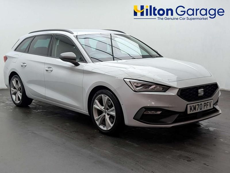 Used Seat Leon FR 150 HP (110 kW) 2020 White Estate
