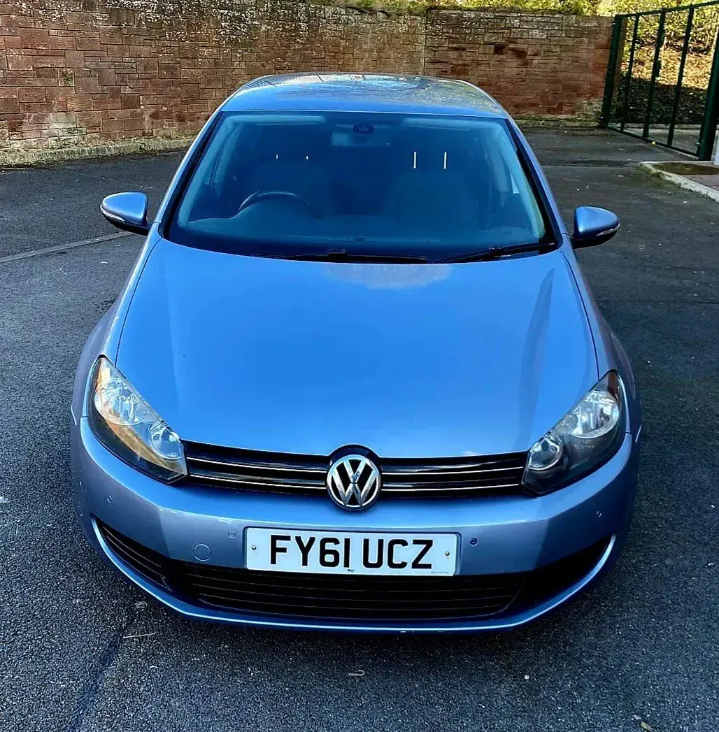 Used VW Golf VI Match 105 HP (77 kW) 2011 Blue Hatchback