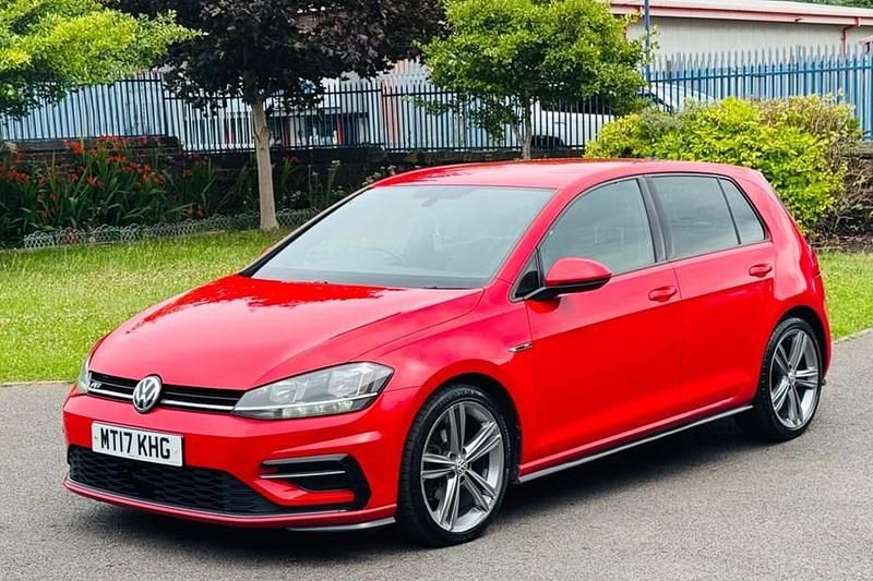Red Used 2017 VW Golf VII R-line Hatchback | £6,500 (Good price) - Image 1/1