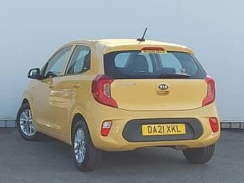 Used Kia Picanto 2021 Yellow Hatchback
