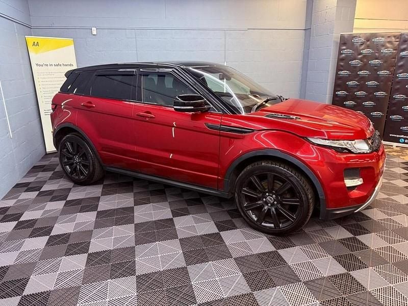 Used Land Rover Range Rover evoque Dynamic 240 HP (176 kW) 2013 Red SUV
