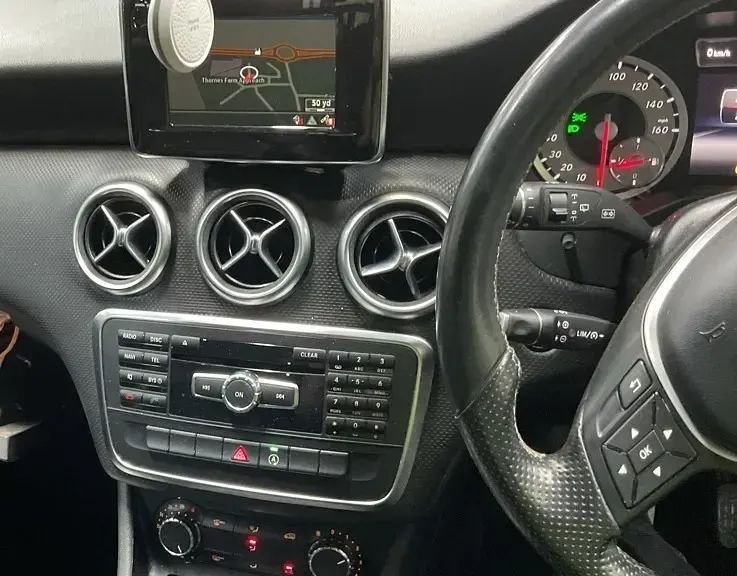 Used Mercedes A180 Sport Edition 109 HP (80 kW) 2015 Obsidian black Hatchback