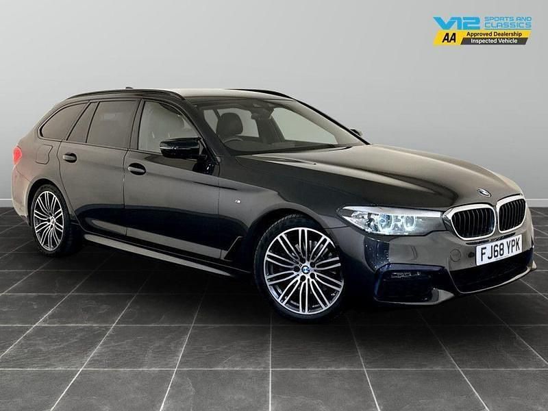 Grey Used 2018 BMW 520 M Sport Estate | £13,495 (Fair price) - Image 1/2
