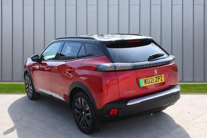 Used Peugeot e-2008 Premium 98 kW (134 HP) 2021 Red SUV
