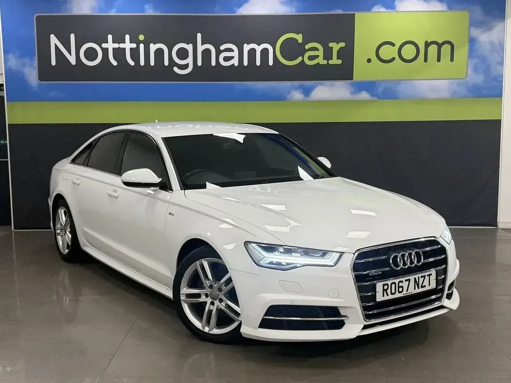 Used Audi A6 S-Line 190 HP (139 kW) 2017 White Sedan