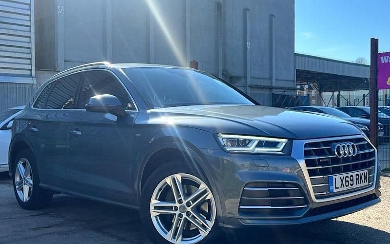 Grey Used 2019 Audi Q5 S-Line SUV | £19,000 (Good price) - Image 1/4