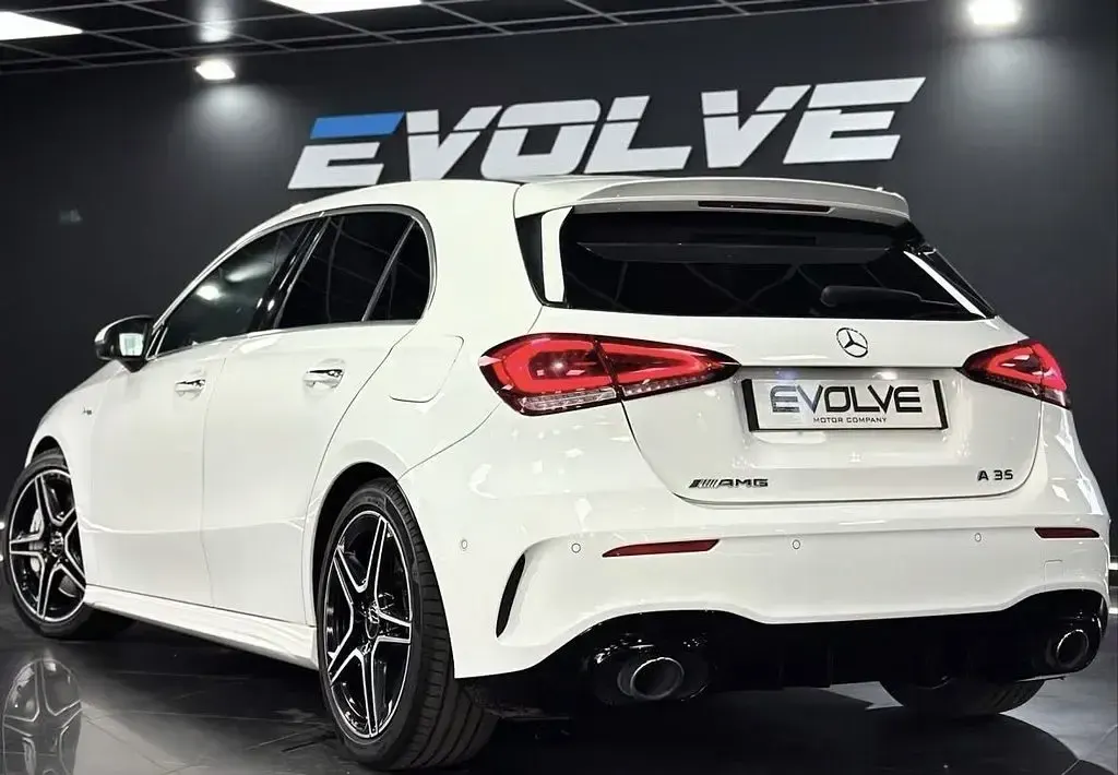 Used Mercedes A35 AMG Premium 2019 White Hatchback