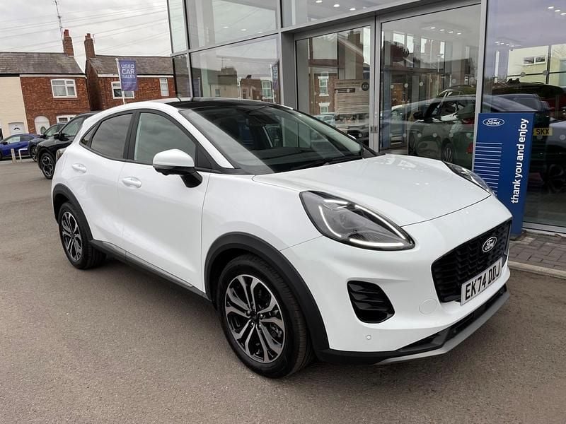 Used Ford Puma Titanium 125 HP (91 kW) 2024 White Hatchback