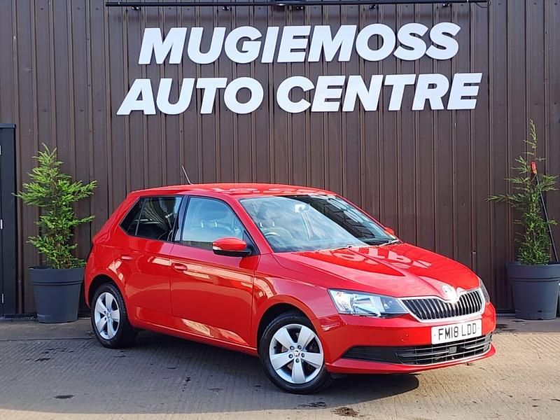 Red Used 2018 Skoda Fabia SE Hatchback | £9,395 (Fair price) - Image 1/4