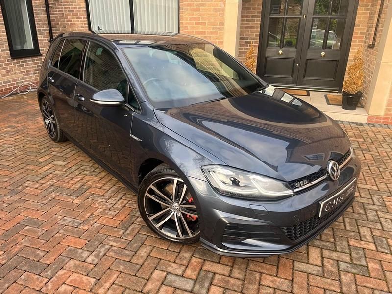 Used VW Golf VII GTD 184 HP (135 kW) 2018 Blue Hatchback