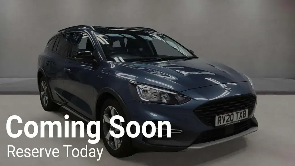 Used Ford Focus Active 120 HP (88 kW) 2020 Blue Estate