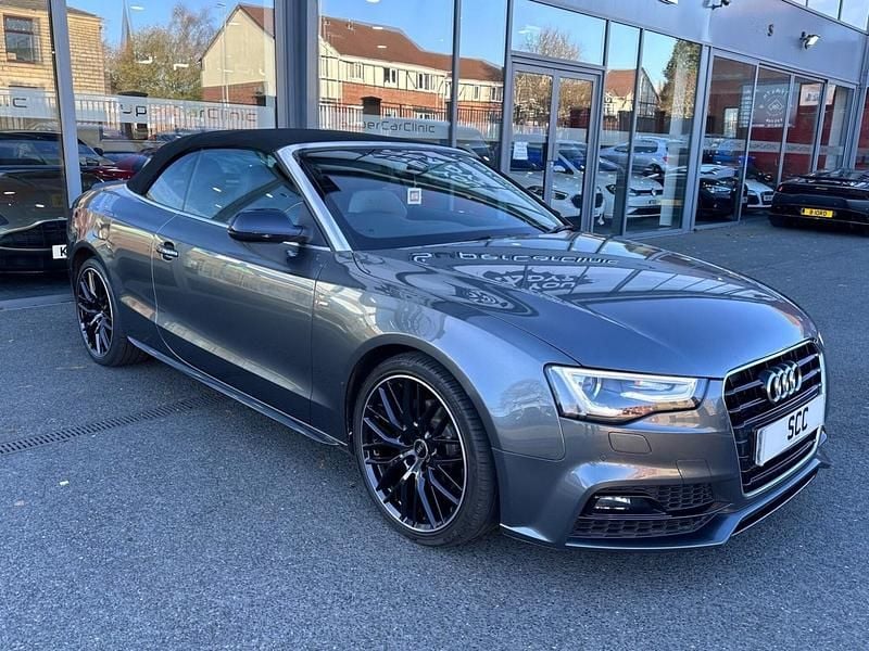 Grey Used 2016 Audi A5 Cabriolet S-Line Cabriolet | £12,495 (Fair price) - Image 1/4
