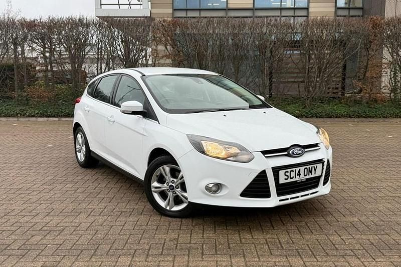 White Used 2014 Ford Focus Zetec Hatchback | £7,999 (A bit pricey) - Image 1/1