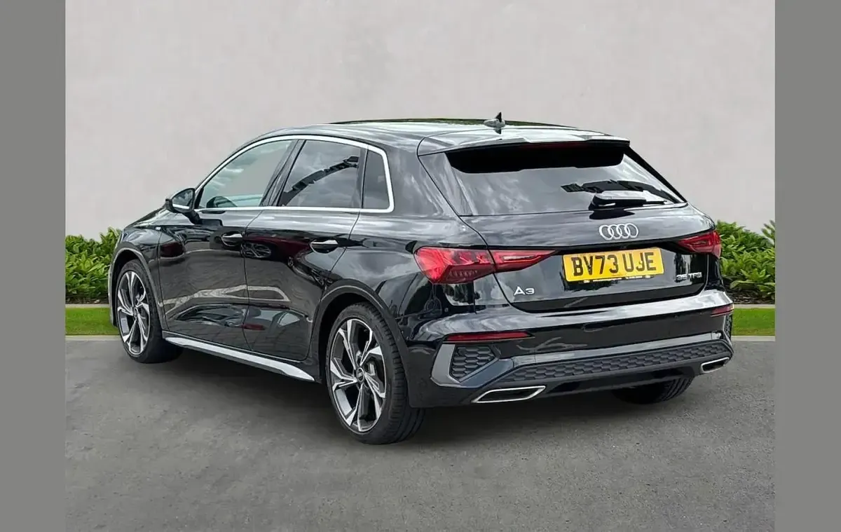 Used Audi A3 S-Line 150 HP (110 kW) 2023 Black Sedan