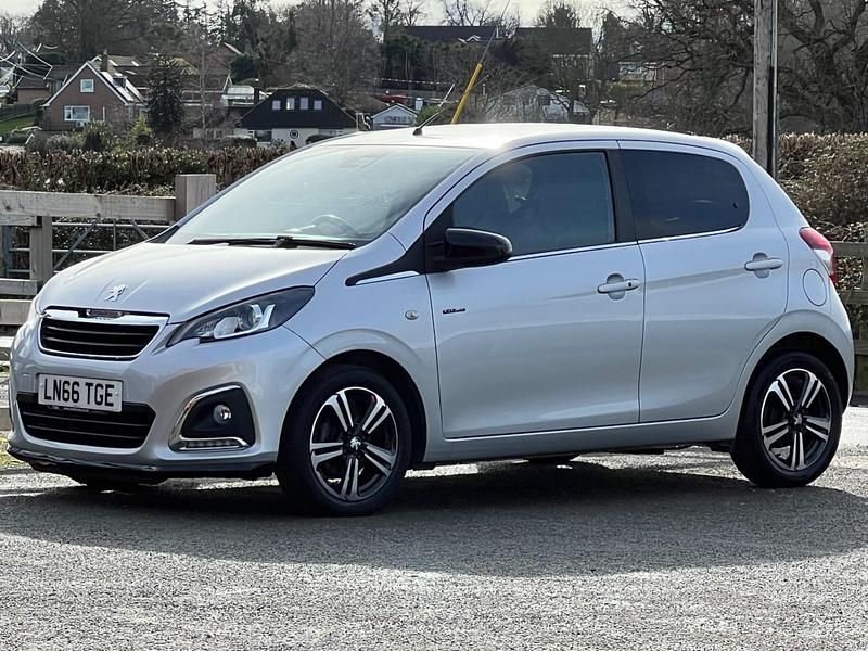 Used Peugeot 108 GT-line 82 HP (60 kW) 2016 Silver Hatchback