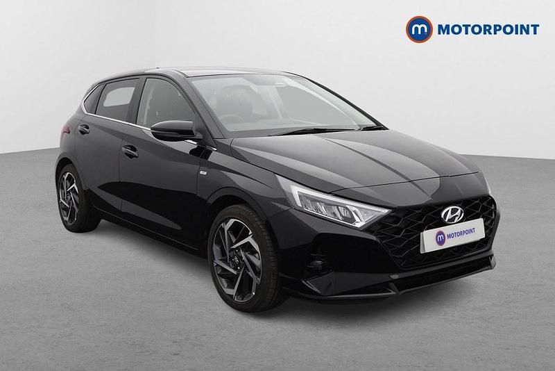 Black Used 2023 Hyundai i20 Premium Hatchback | £17,149 (Fair price) - Image 1/4