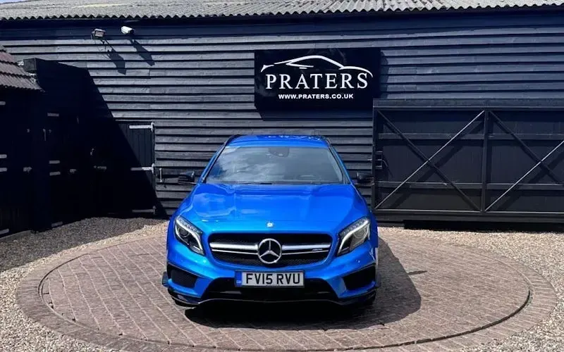 Begagnad Mercedes GLA45 AMG AMG 360 HK (264 kW) 2015 Blå SUV
