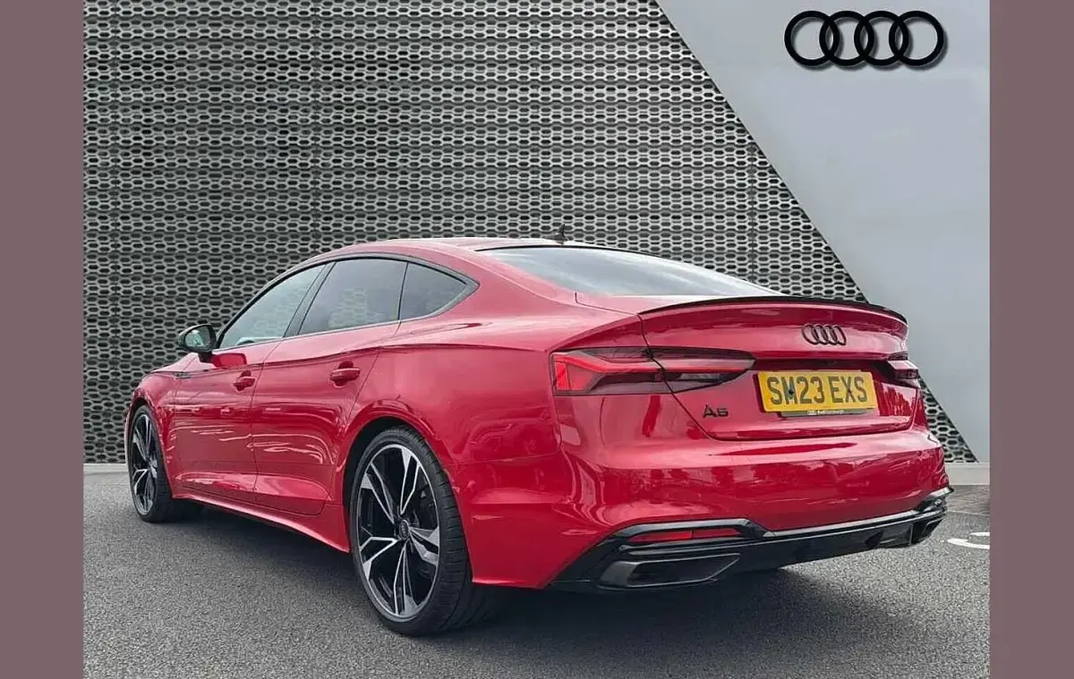 Used Audi A5 Black Edition 147 HP (108 kW) 2023 Red Coupe