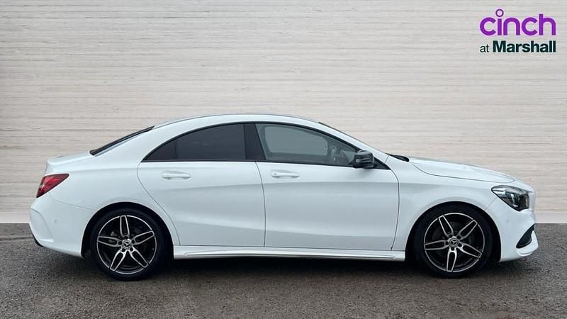 Used Mercedes CLA220 AMG line 177 HP (130 kW) 2018 White Sedan